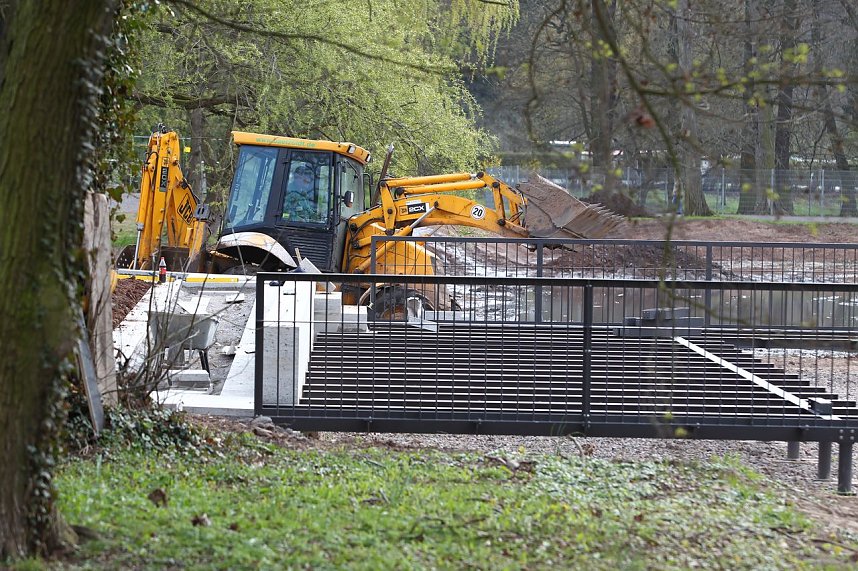 Stadtpark nimmt Konturen an