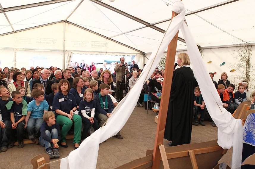 Grundsteinlegung mit Musical