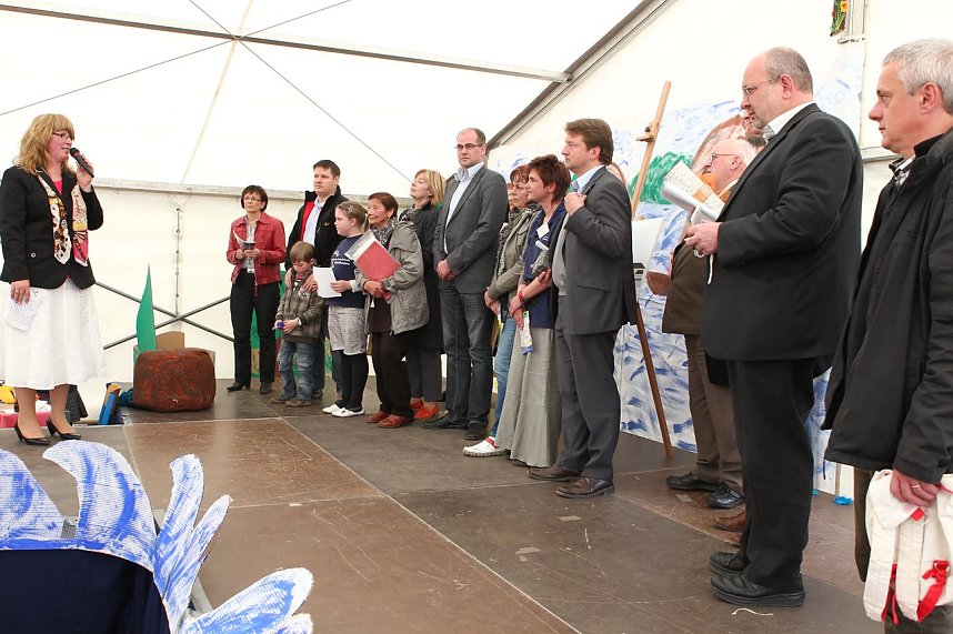 Grundsteinlegung mit Musical