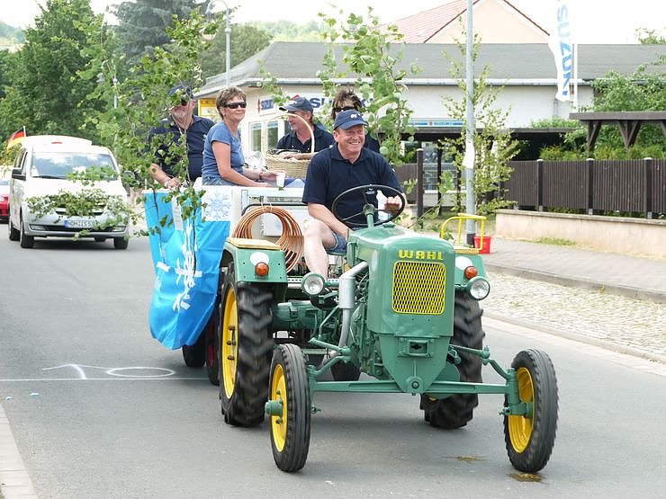 800 Jahre Niedersachswerfen - der Festumzug