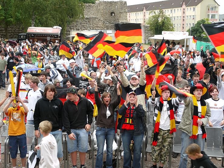 Fussballfieber auf dem Berg