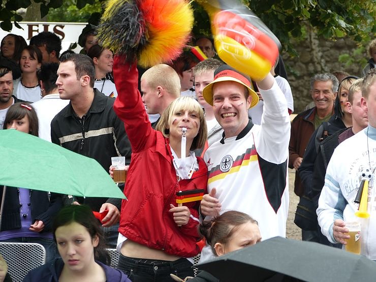 Fussballfieber auf dem Berg