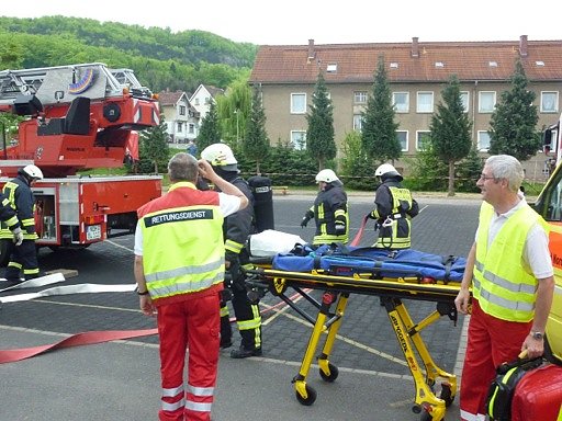 Gro&szlig;alarm in Bleicherode