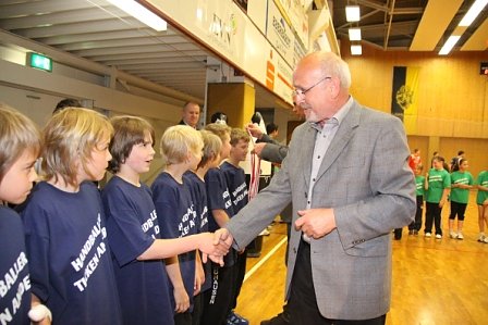Siegerehrung Handball-Nachwuchs