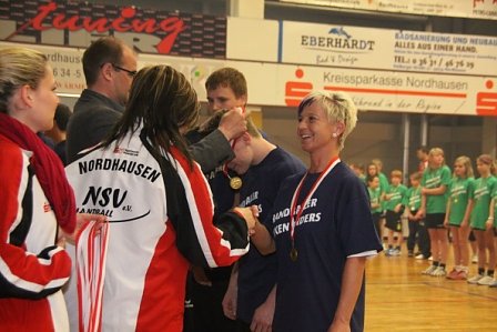 Siegerehrung Handball-Nachwuchs