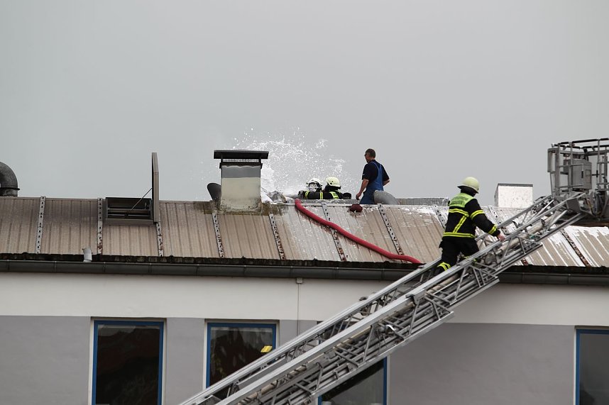 Feuerwehr bei Eaton im Einsatz
