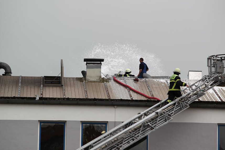 Feuerwehr bei Eaton im Einsatz
