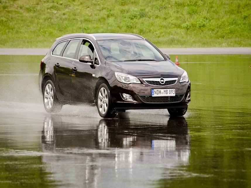 Geschleudert und gebremst