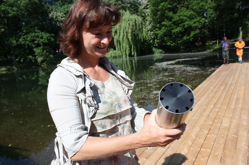 Gondelteich &uuml;bergeben