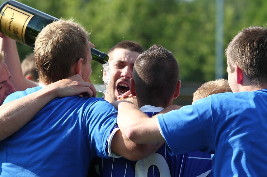 Jubel &uuml;ber den Aufstieg