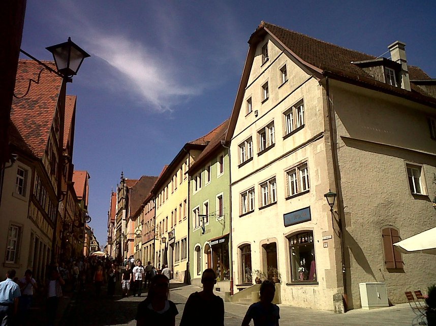 In Rothenburg ob der Tauber