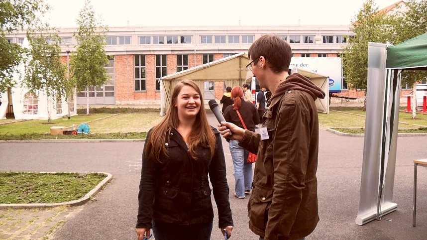 Gr&uuml;ndermesse auf dem Campus