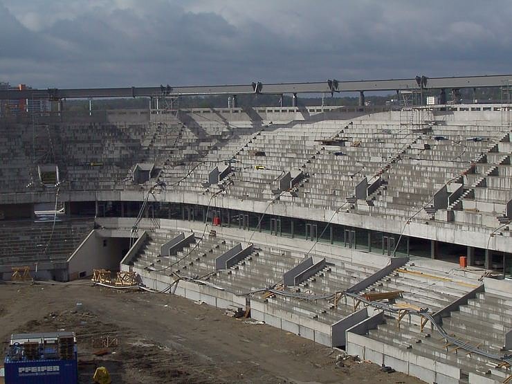 Stadion Wolfsburg Trib&uuml;ne