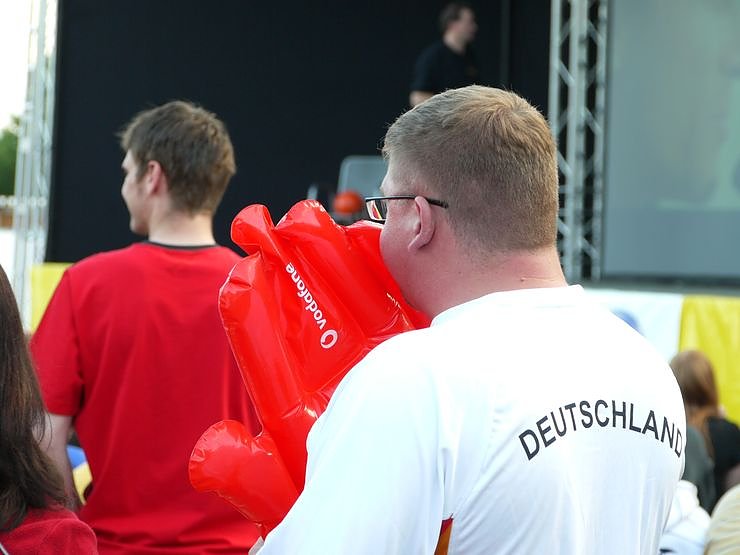 Fusbbalfreude auf dem Petersberg