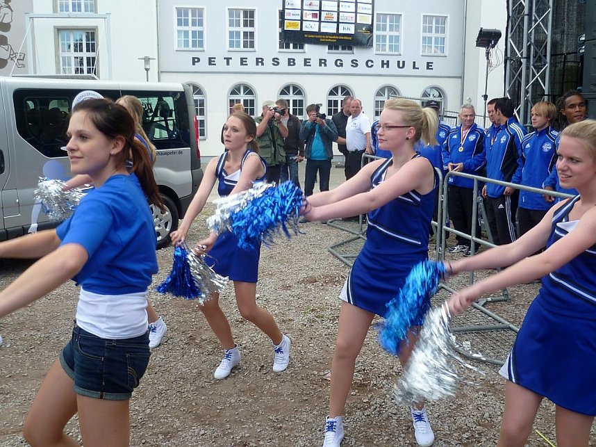 Empfang f&uuml;r Wacker Nordhausen auf dem Petersberg