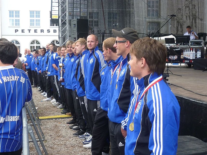 Empfang f&uuml;r Wacker Nordhausen auf dem Petersberg