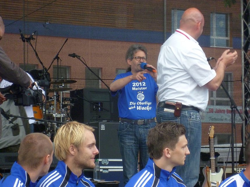 Empfang f&uuml;r Wacker Nordhausen auf dem Petersberg