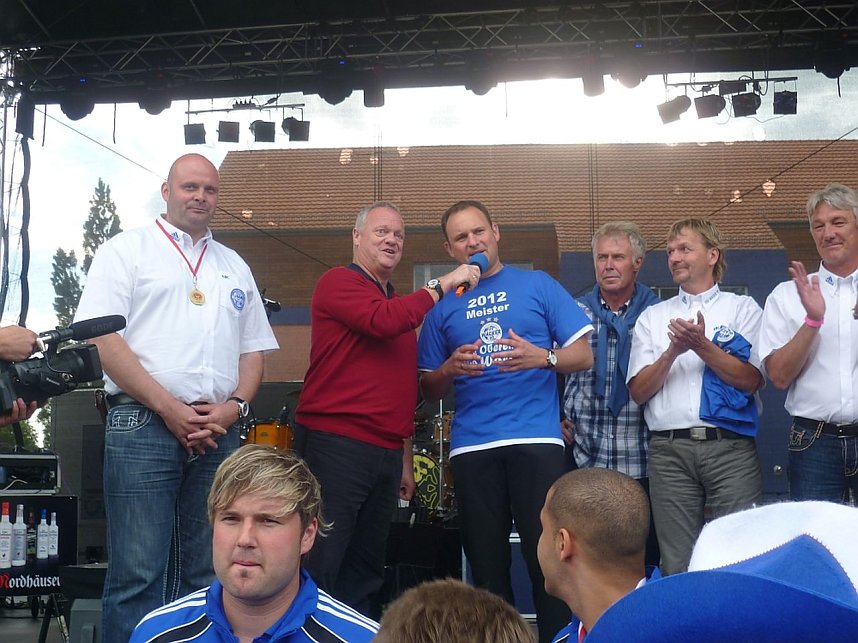 Empfang f&uuml;r Wacker Nordhausen auf dem Petersberg