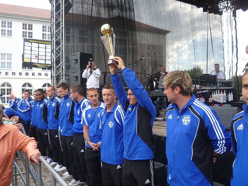 Empfang f&uuml;r Wacker Nordhausen auf dem Petersberg