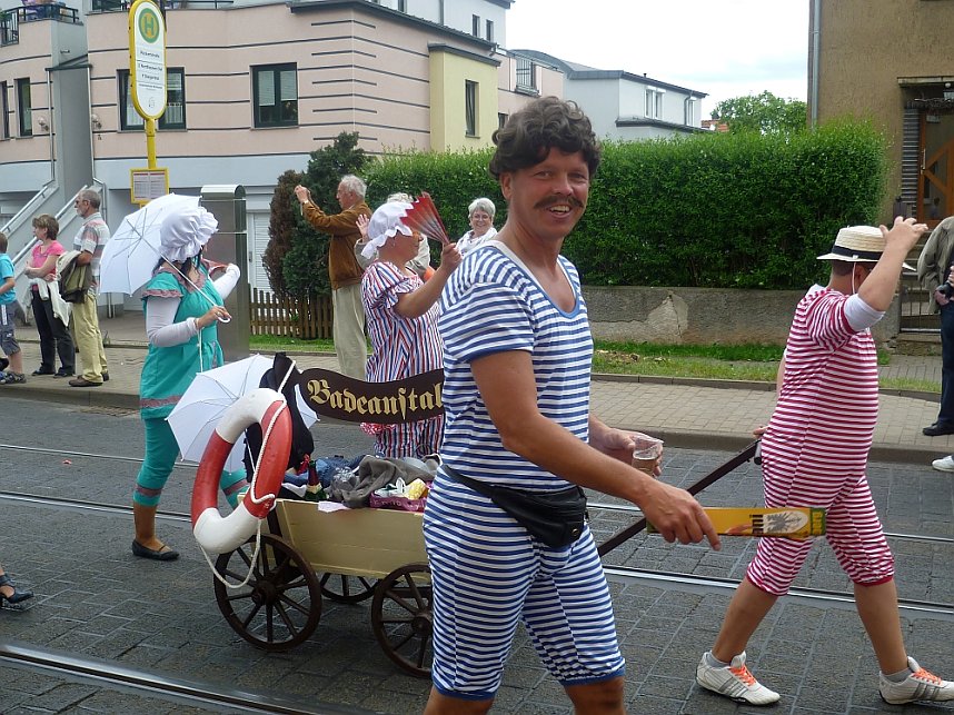 Beim Festumzug mit dabei: Eisenschmidt