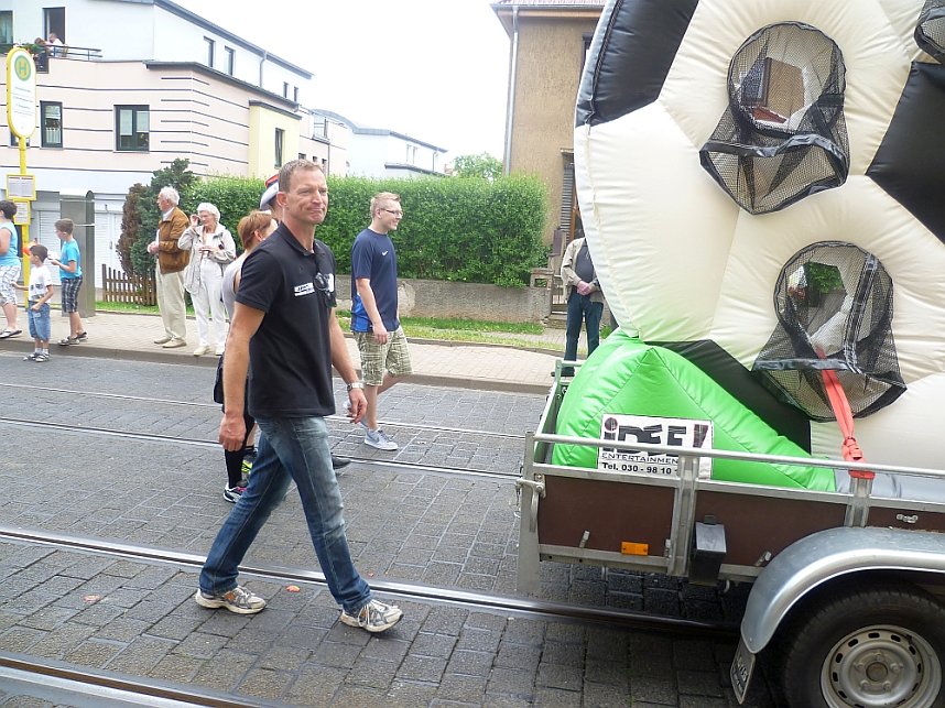 Beim Festumzug mit dabei