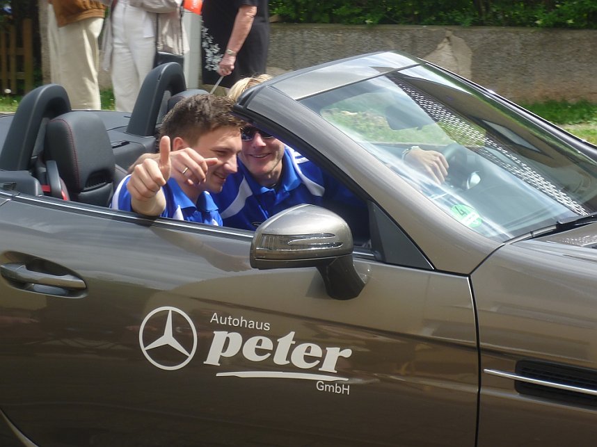 Beim Festumzug mit dabei