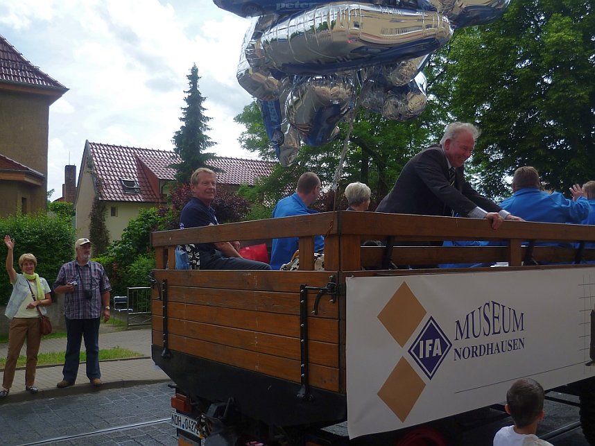 Beim Festumzug mit dabei: Strehler