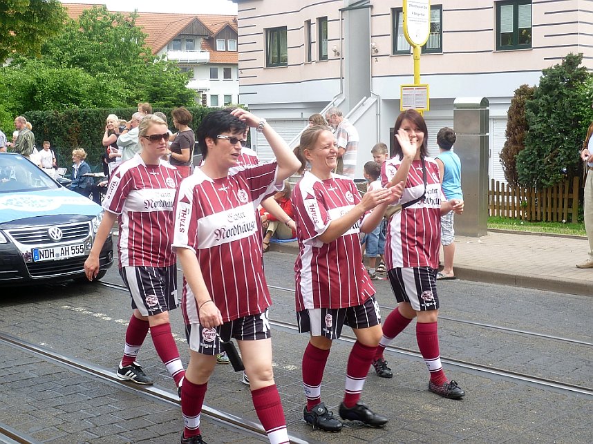 Beim Festumzug mit dabei