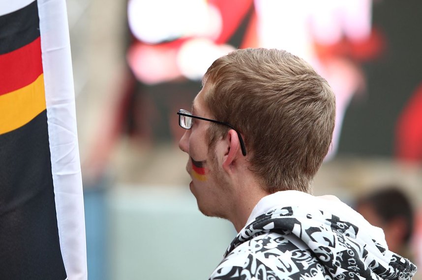 Spannung vor dem Spiel