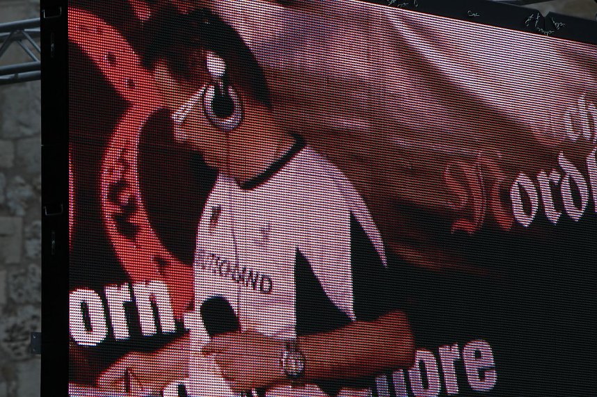 Spannung vor dem Spiel