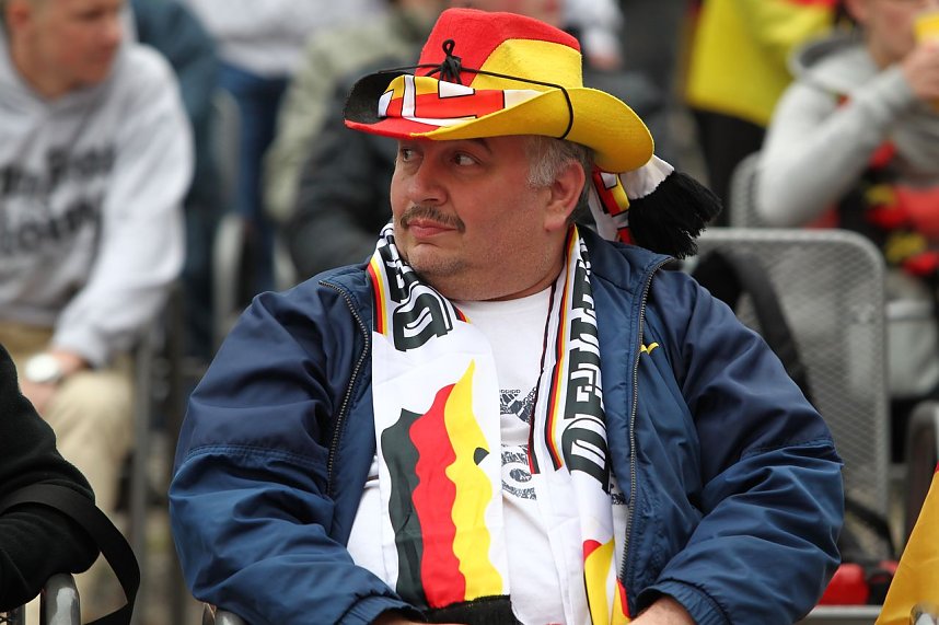 Spannung vor dem Spiel