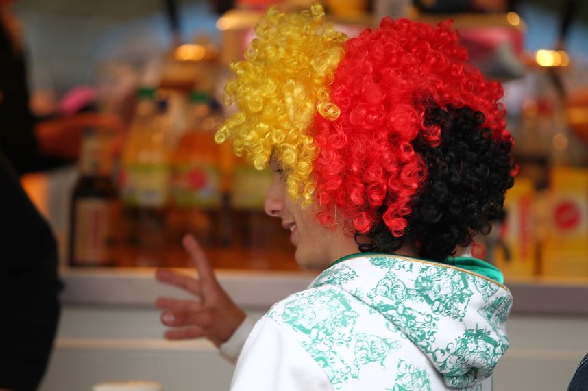 Spannung vor dem Spiel