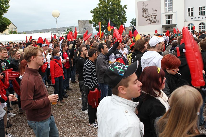 Spannung vor dem Spiel