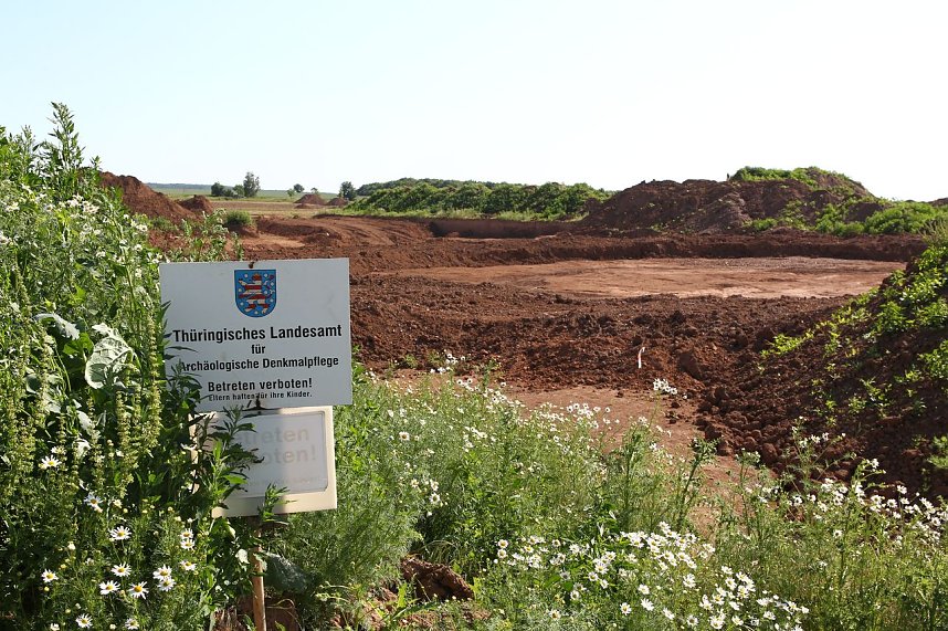 Betreten verboten - hier wird gegraben