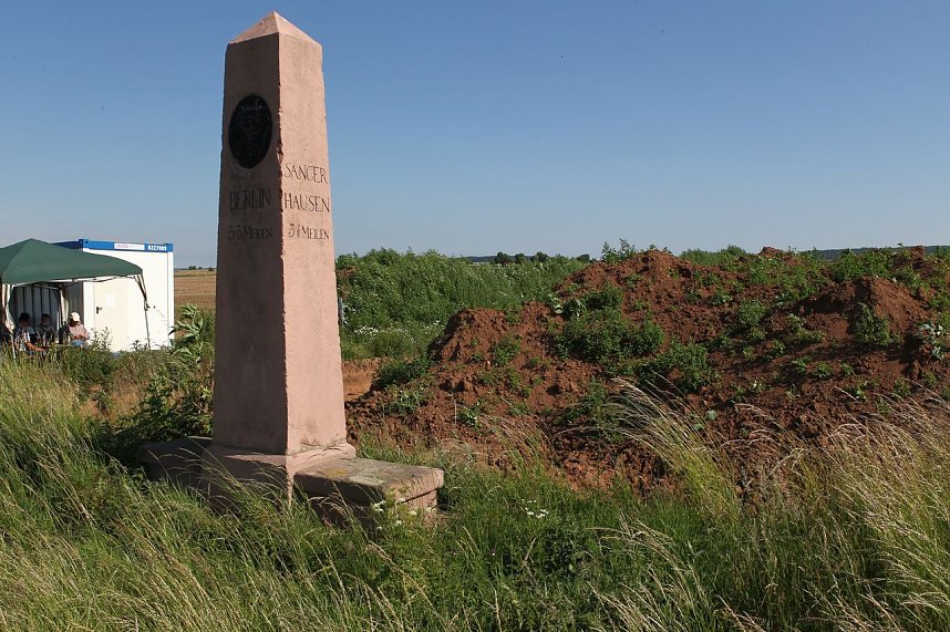 Betreten verboten - hier wird gegraben