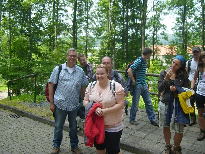 Universit&auml;rer Besuch an der Langen Wand