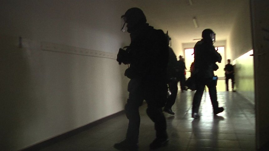 Amok-&Uuml;bung in Sundhausen