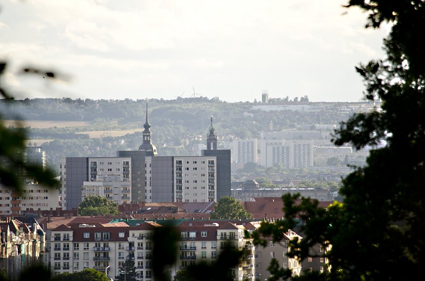 Nacht der Schl&ouml;sser, Blick auf Dresden