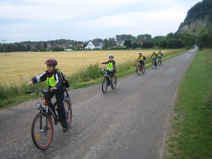 Praxistest f&uuml;r junge Radler