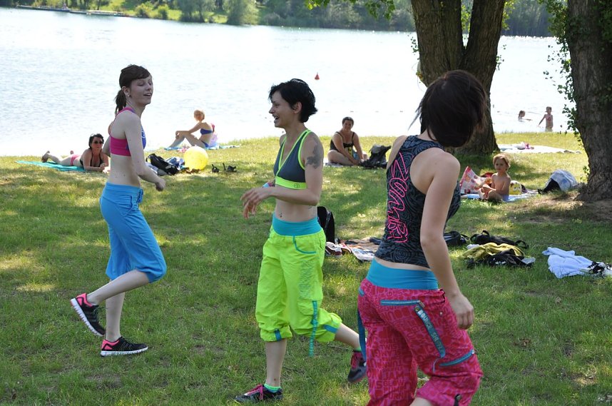 Zumba am Kiesschacht