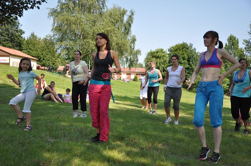 Zumba am Kiesschacht