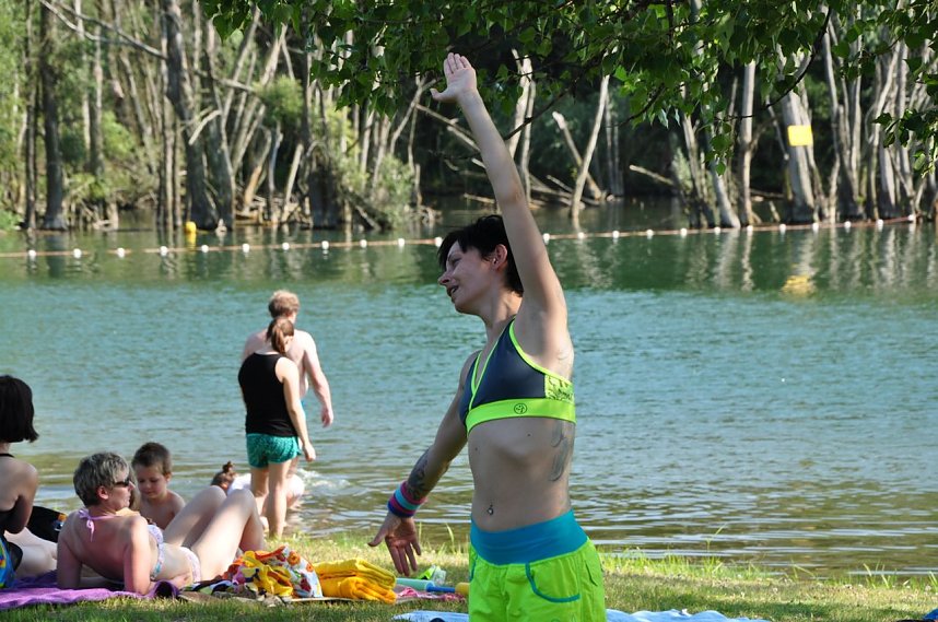 Zumba am Kiesschacht