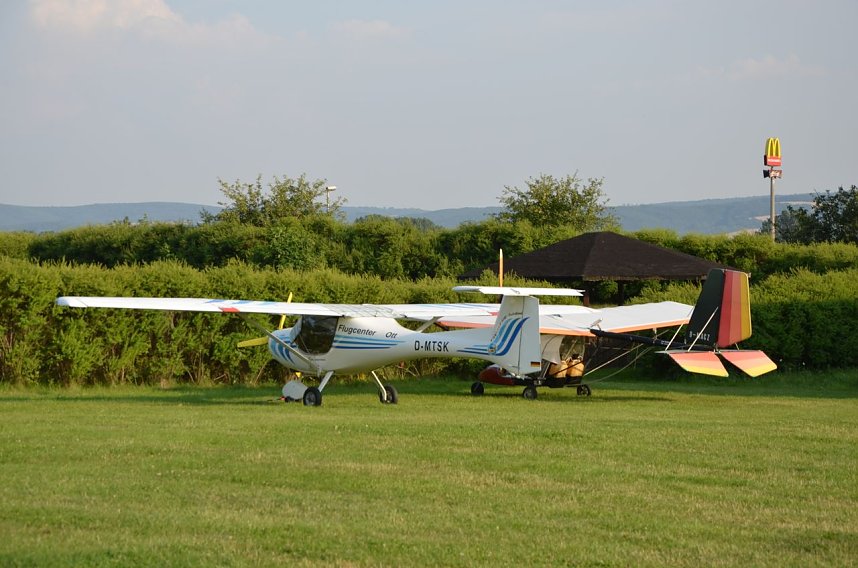 Rundflug und Ballonstart