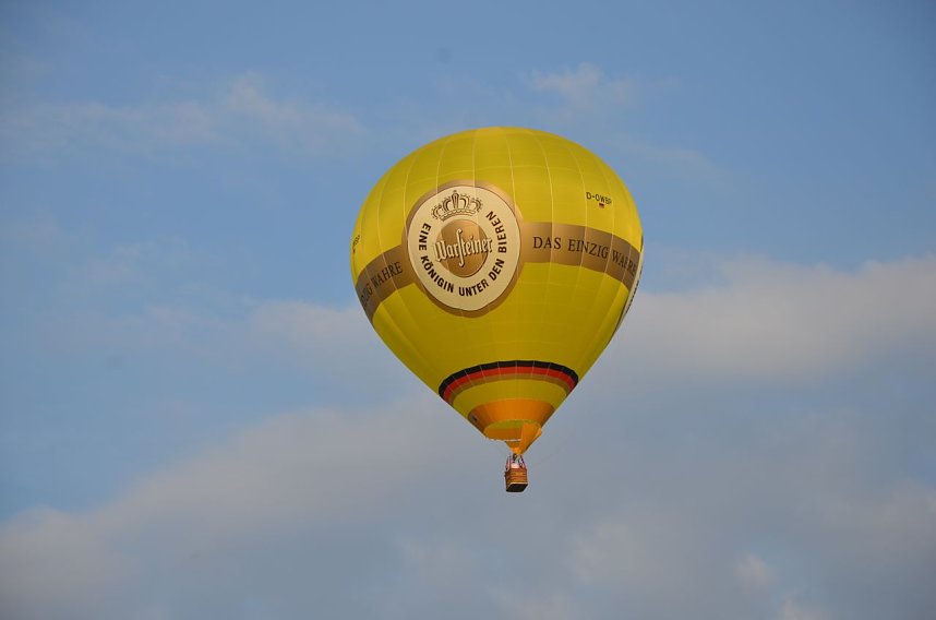 Rundflug und Ballonstart