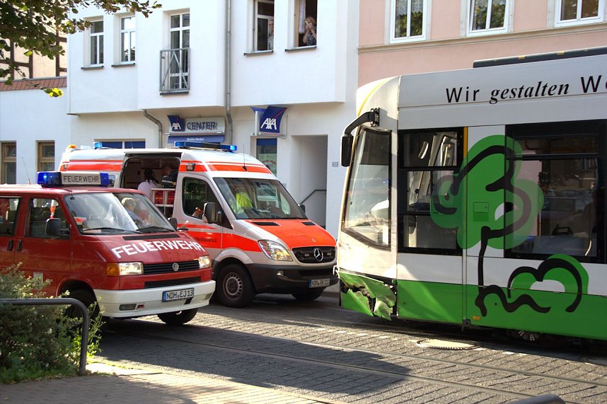 Unfall in Nordhausen