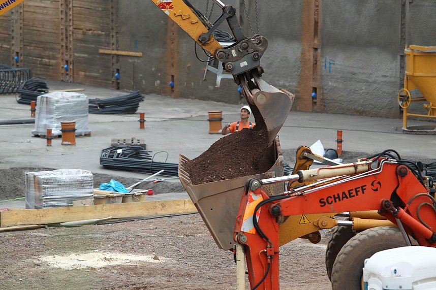 Unterwegs: Im Bauloch