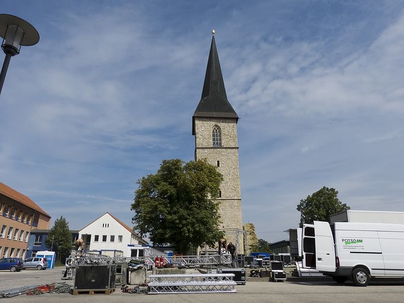 Vorbereitungen auf dem Berg