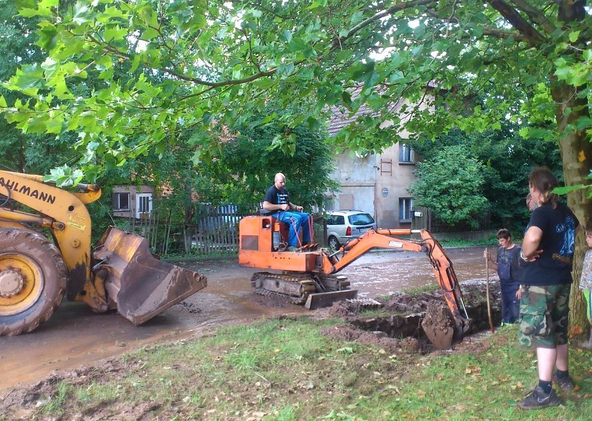 Unwetter in Kinderode