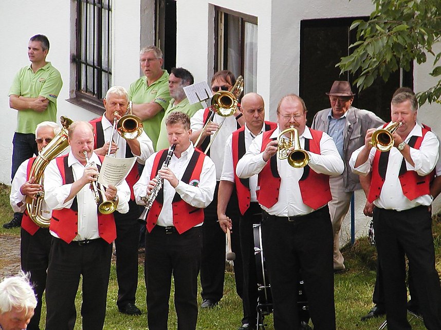 Blasmusik lag in der Luft