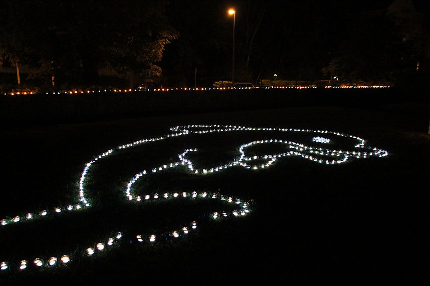 Lichterfest 2012 auf dem Petersberg